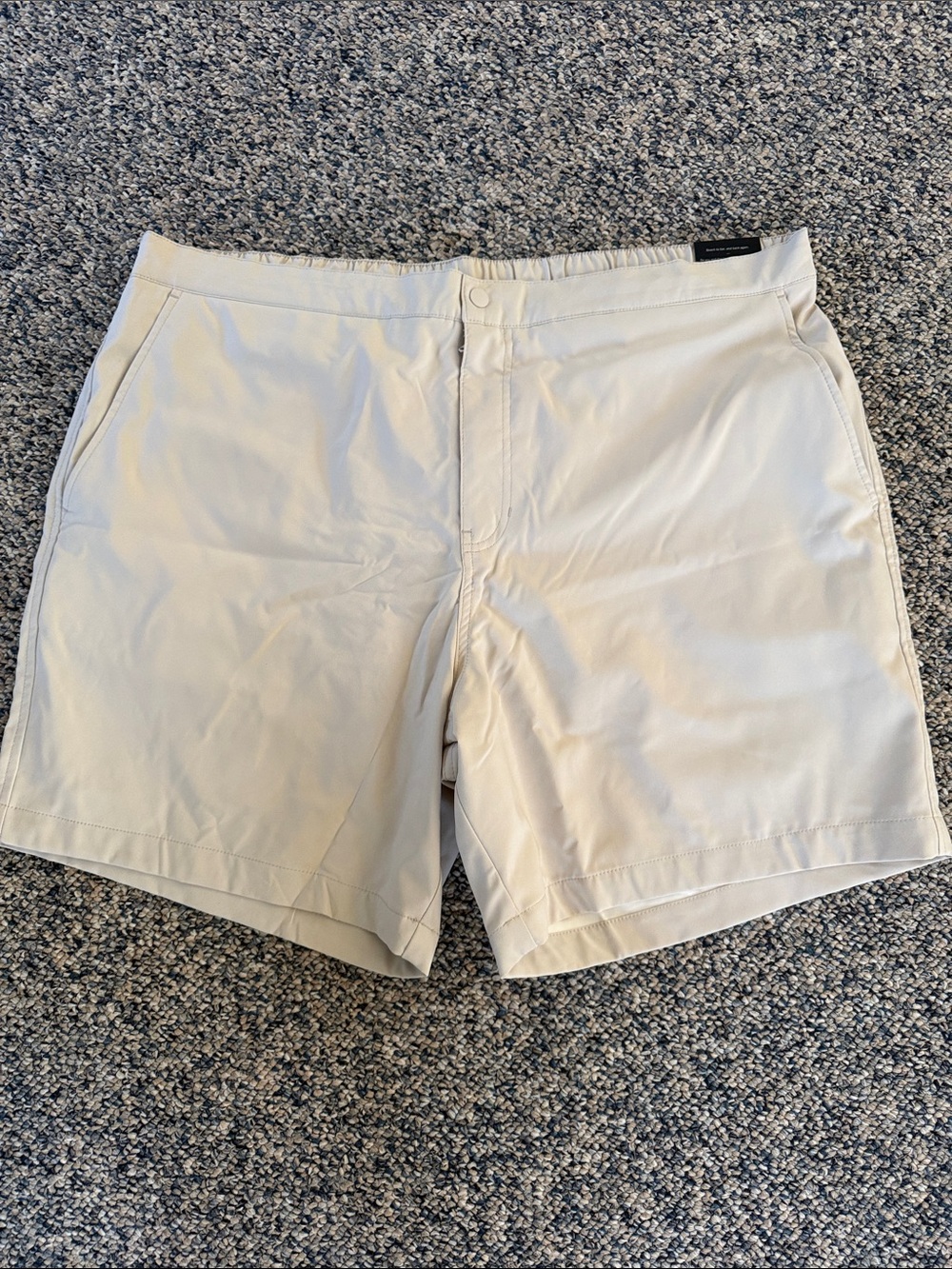 Abercrombie & Fitch Light Beige Swim Hybrids